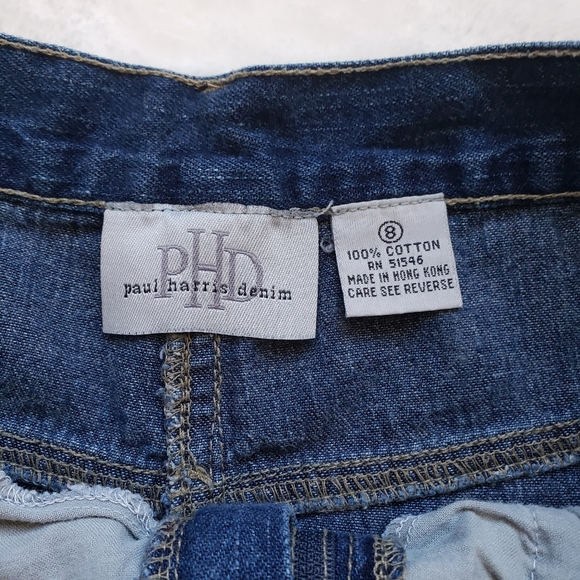 5/$12 Paul Harris Denim Skirt Sz 8 - Picture 9 of 11